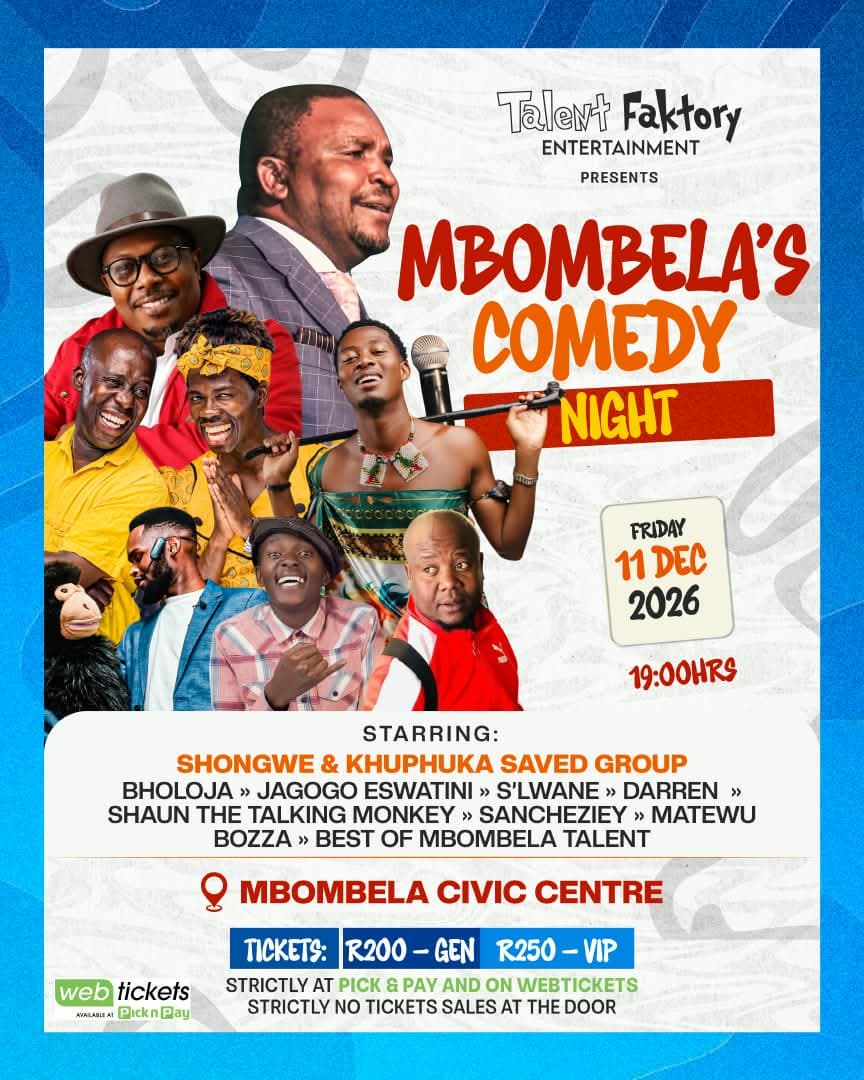 Mbombela's Comedy Night poster