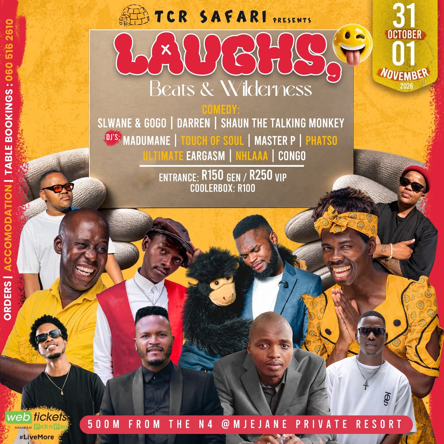 Laughs, Beats & Wilderness poster